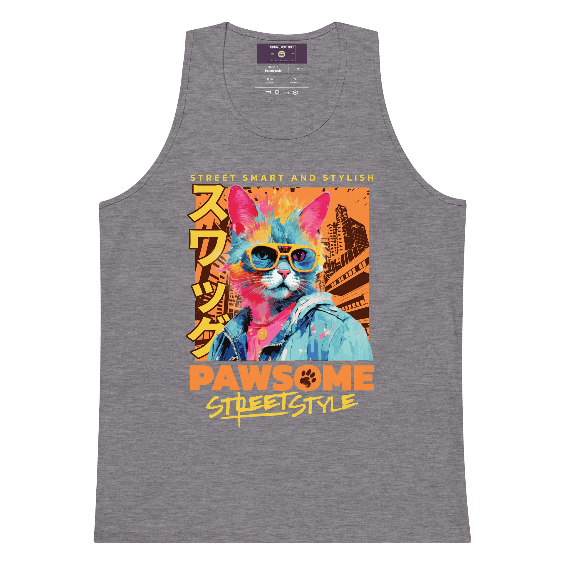 Pawsome Street Style | Cotton Heritage Premium Tank Top product image (6)