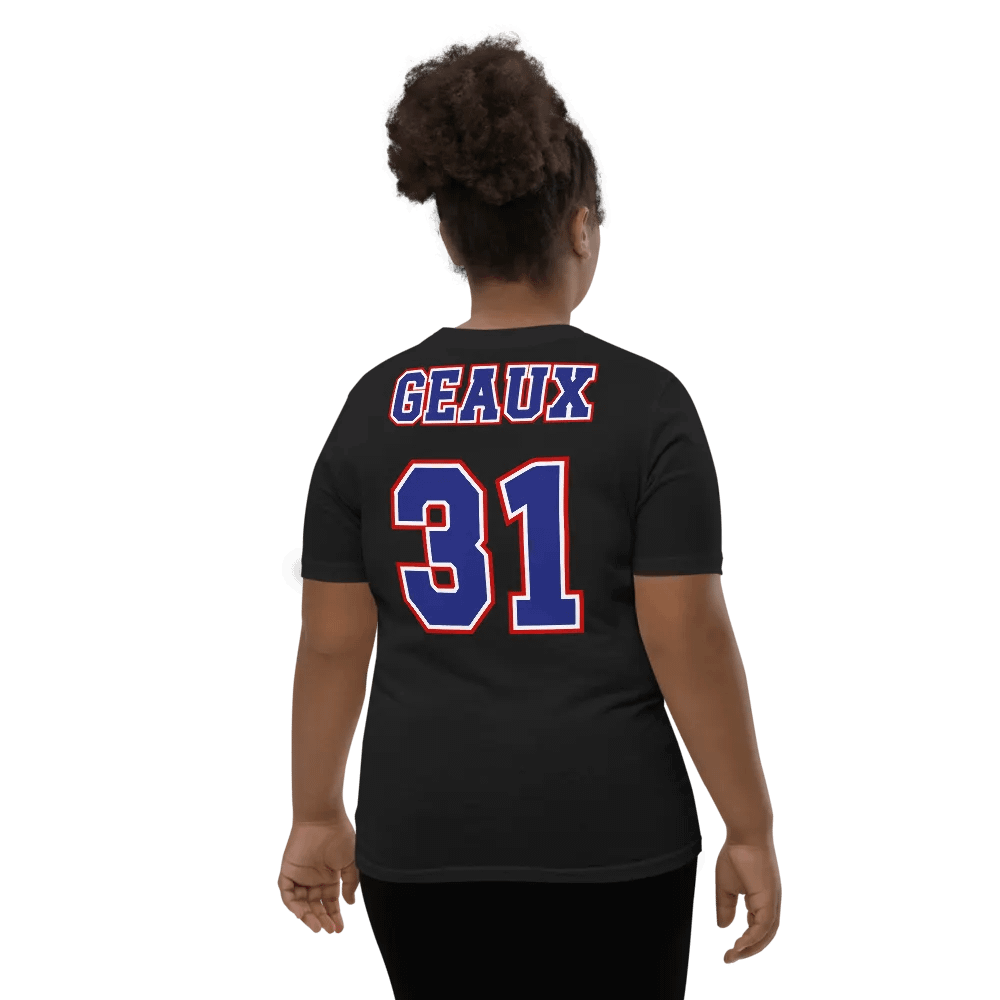 GEAUX 31 Youth Sports Jersey Tee - Back Only Design product image (6)