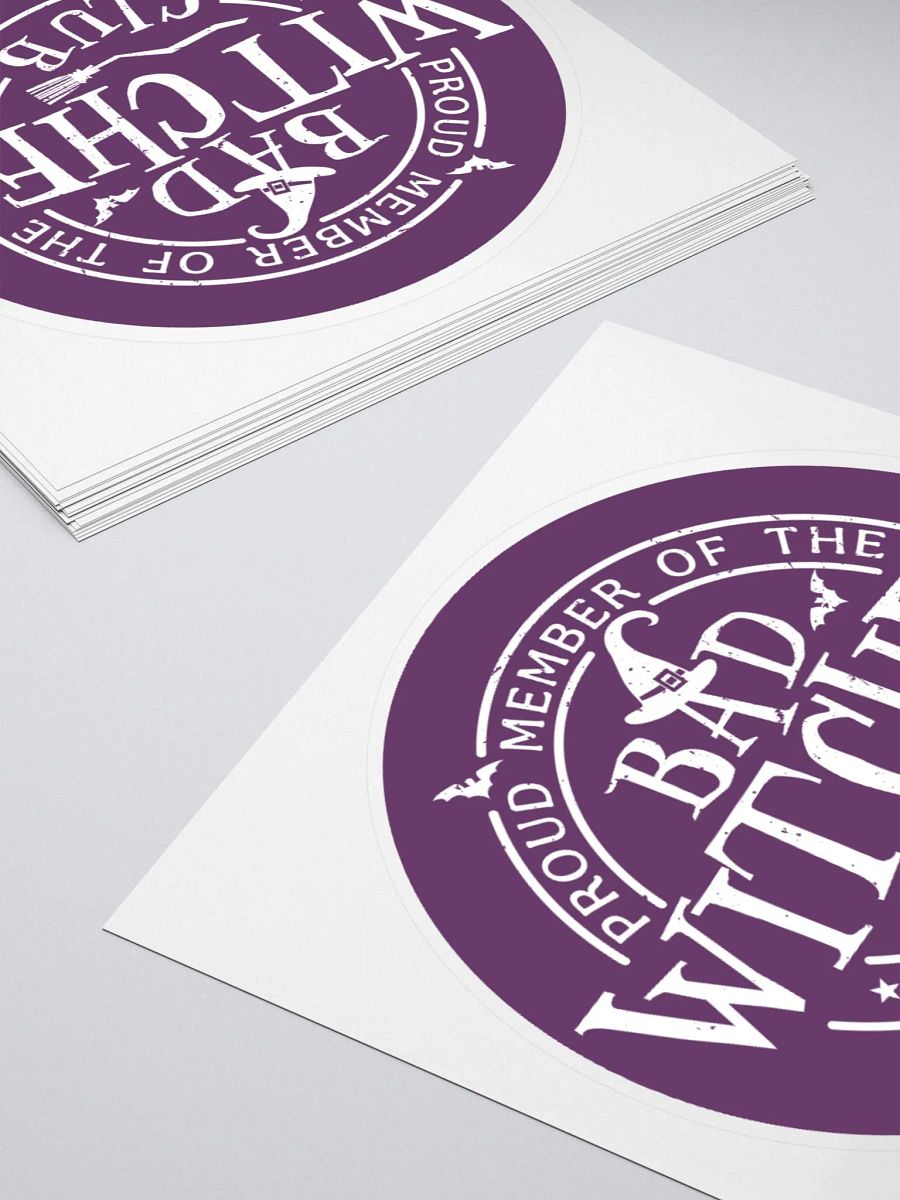 Bad Witches Club Sticker (Plum) product image (11)
