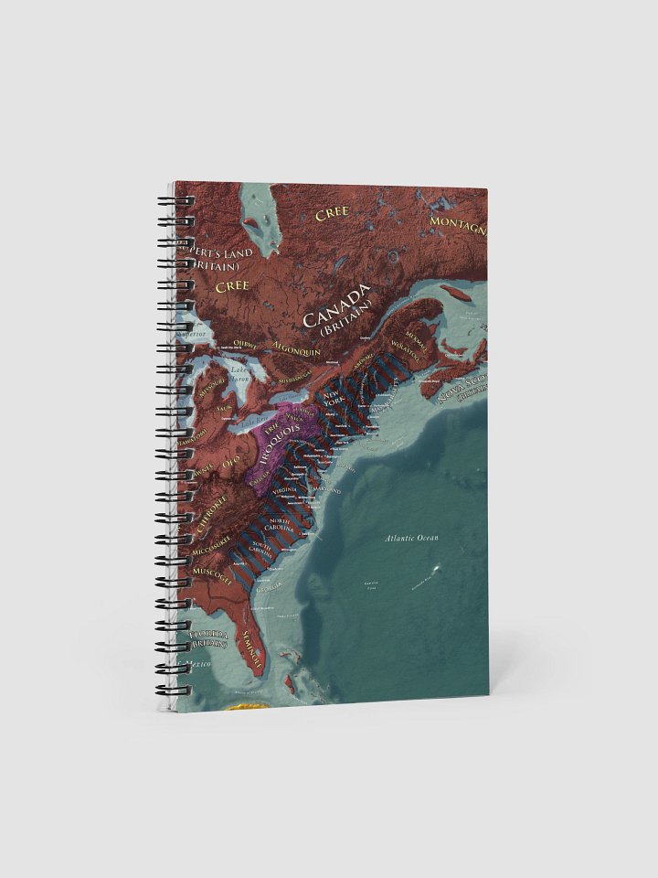 American Revolution Map - Notebook product image (2)