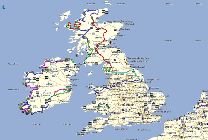 IRELAND & SCOTLAND, 16 Days, TOP HIGHLIGHTS, 5700 km, Tour Book & GPX Data product image (2)