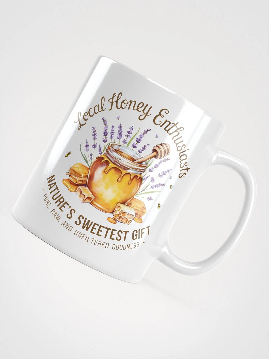 Local Honey Enthusiasts White Glossy Mug product image (11)