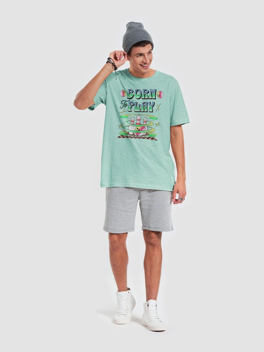 Born To Play Bowling Strike Style Tee product image (29)