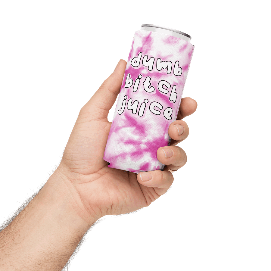 Dumb Bitch Juice Coozie - Pink Tie Dye product image (12)