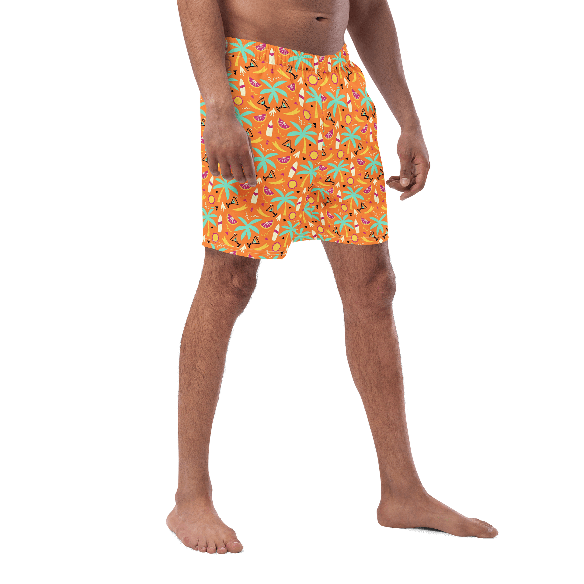 Tropical Vibes All-Over Swim Trunk product image (3)