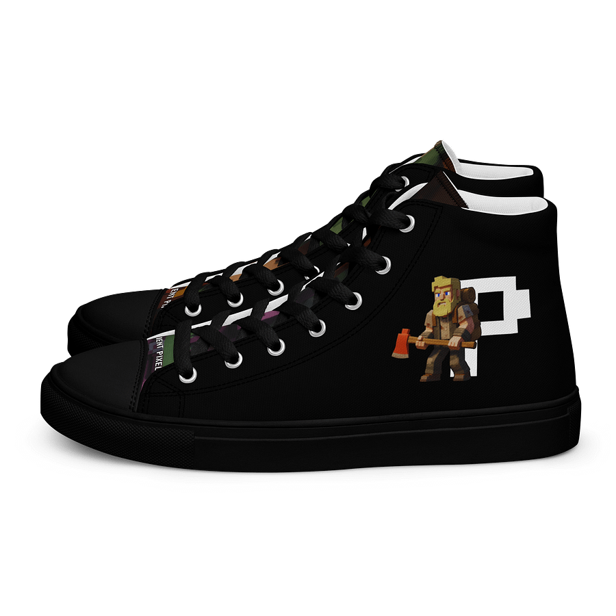 Patient PixelZ High Tops (Black Out) Womens product image (3)