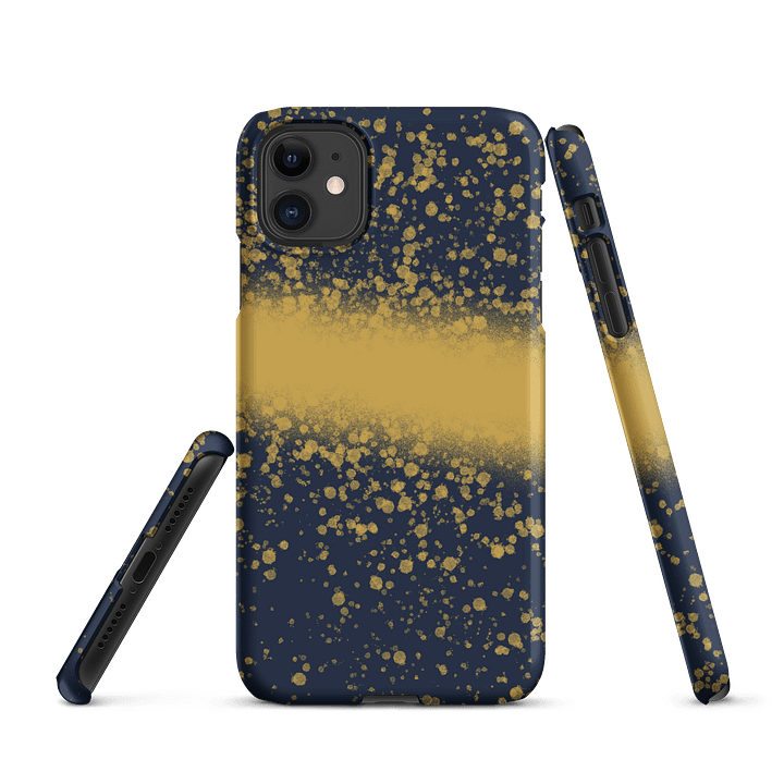 Gold Splatter iPhone Case product image (1)