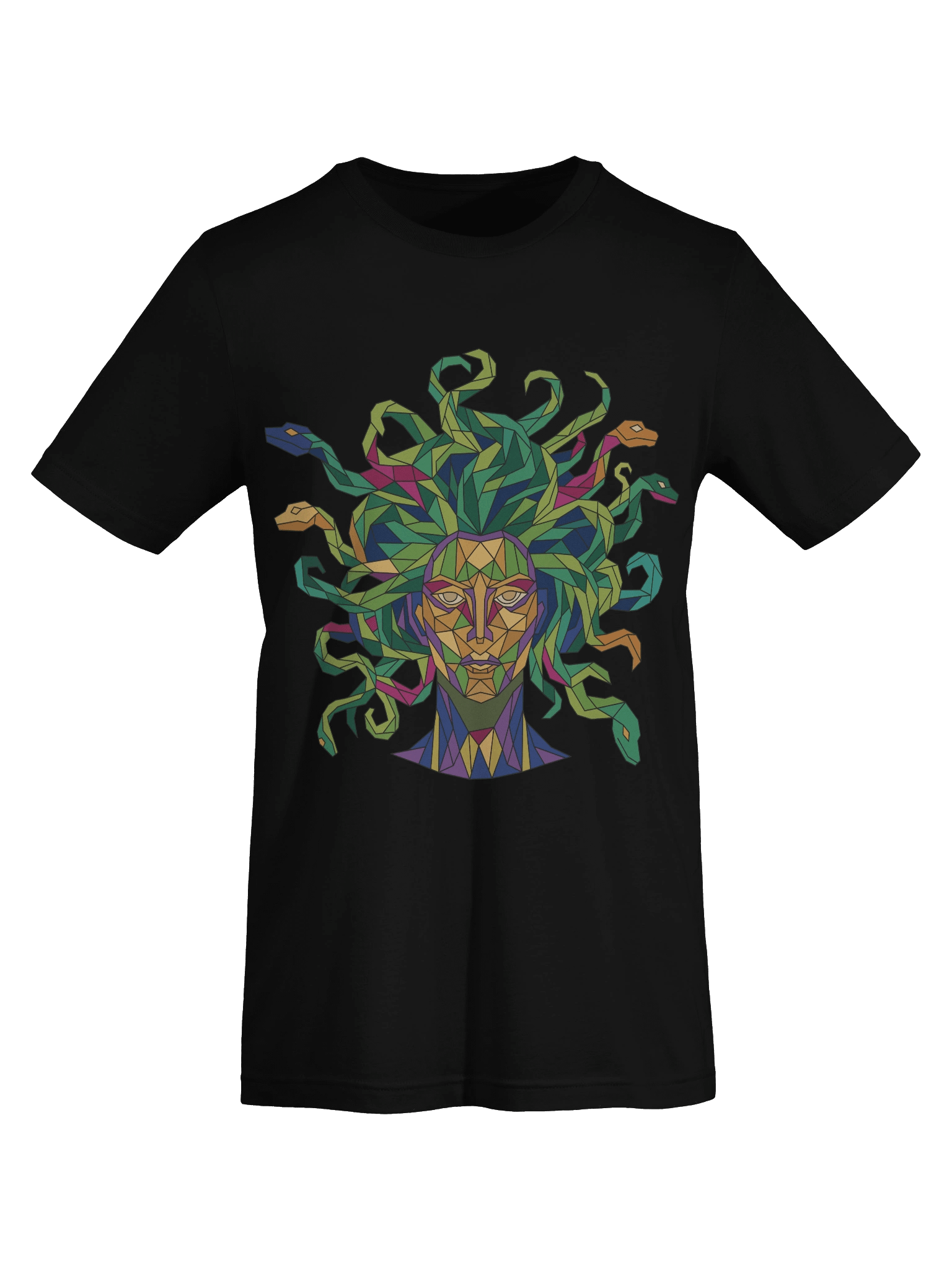 Stained Glass Medusa T-Shirt | Greek Mythology Graphic Tee product image (14)