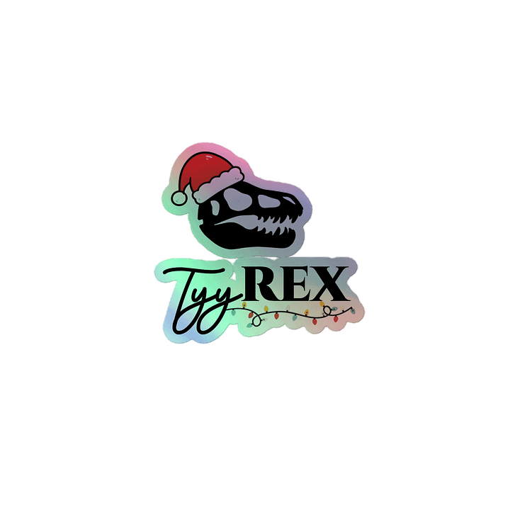 Holographic Holiday Logo Sticker product image (1)