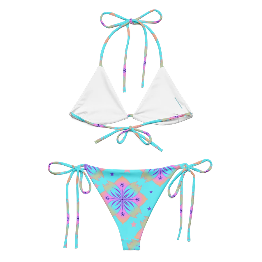 Pretty Pastel Bow Pattern String Bikini product image (5)