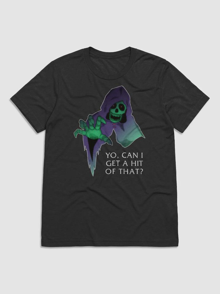 HOODED FIGURE T-SHIRT [BLACK] product image (1)