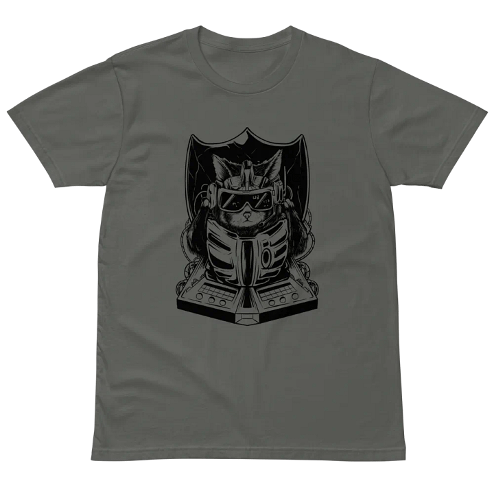 Techno Cat || AS Colour Unisex Premium T-Shirt product image (2)