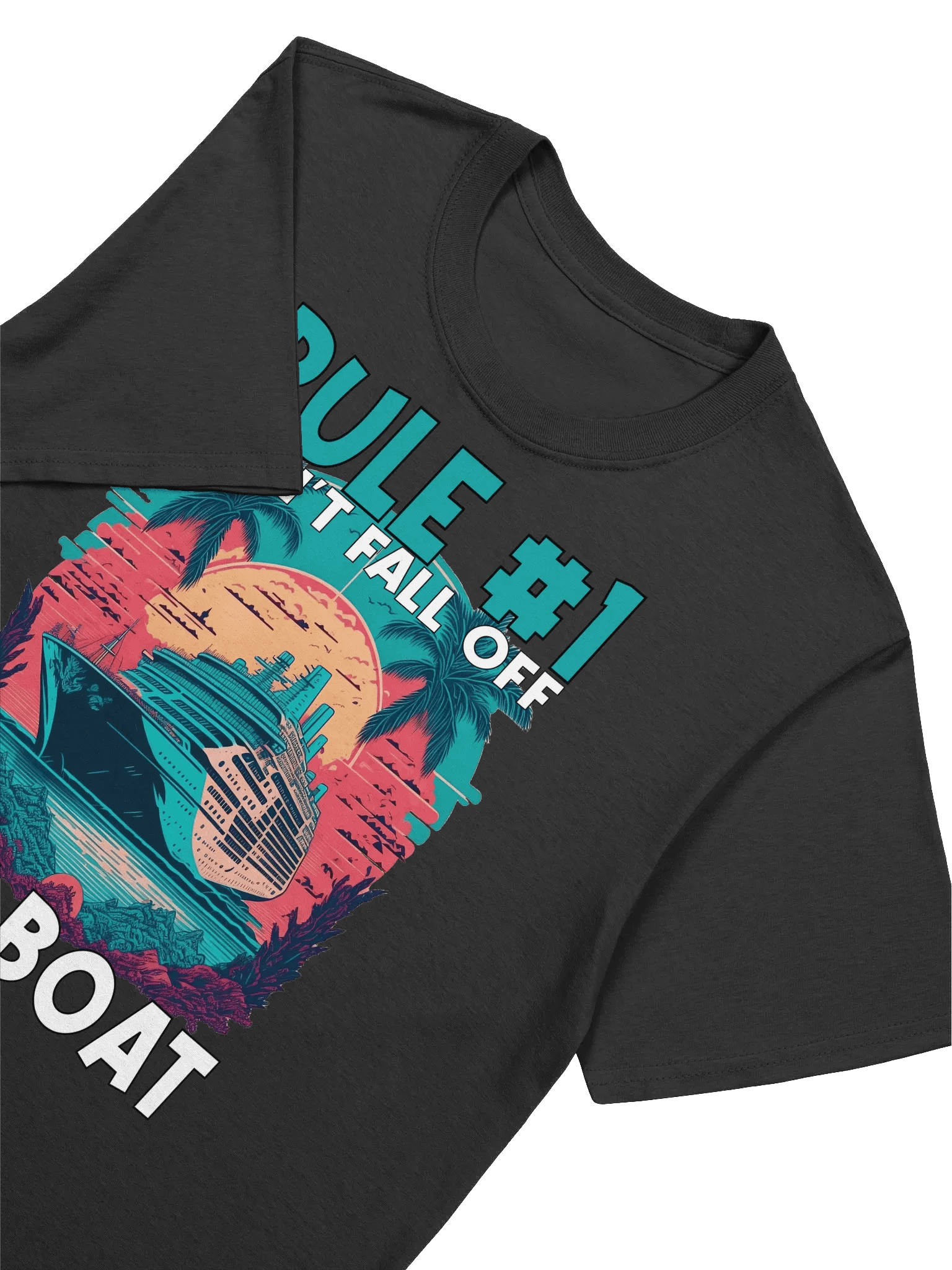 Funny Cruise - "Don't Fall Off The Boat" Humor T-Shirt product image (15)