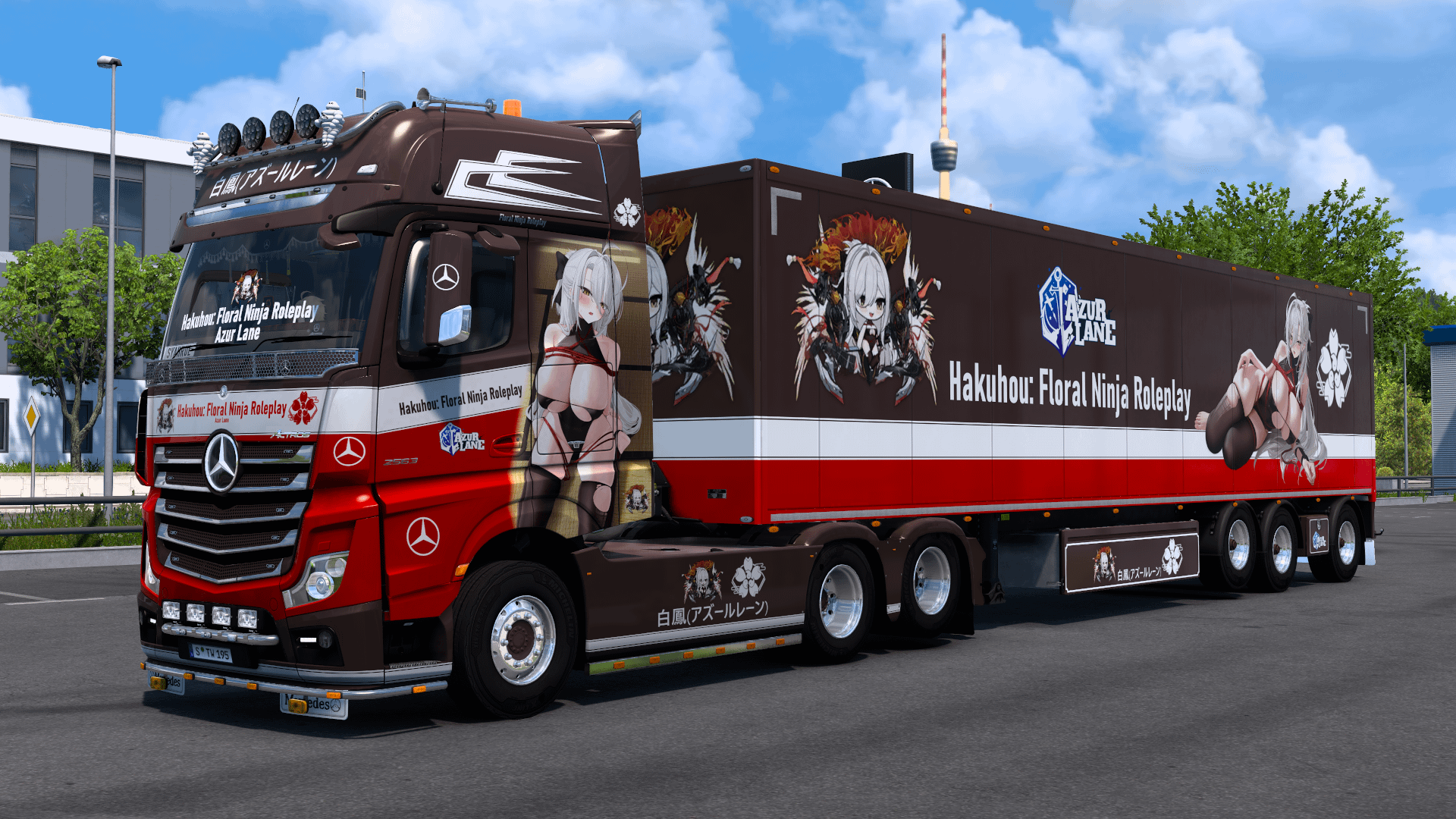 [ETS2] IJN Hakuhou (Floral Ninja Roleplay) - Azur Lane [Combo Skin] product image (2)
