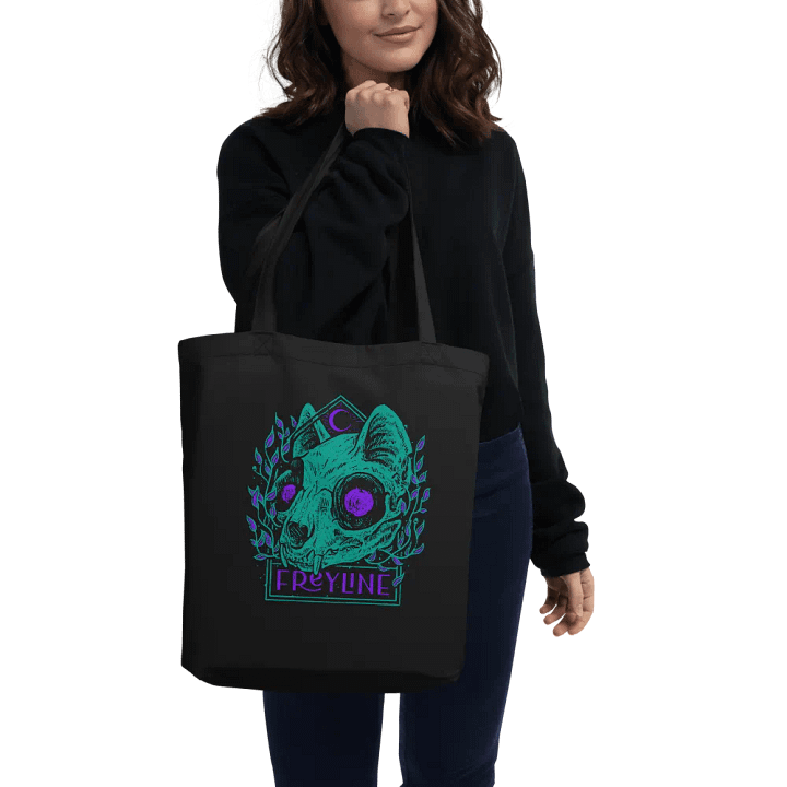 Spellcast Cat Skull Eco Tote product image (2)