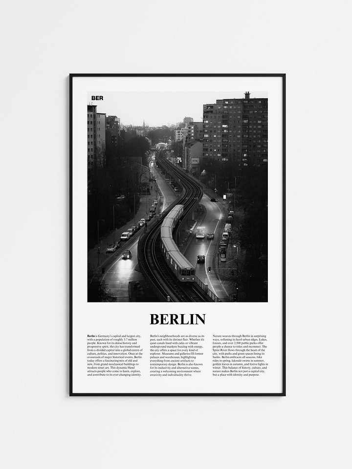 Berlin 05 Newspaper Poster product image (1)