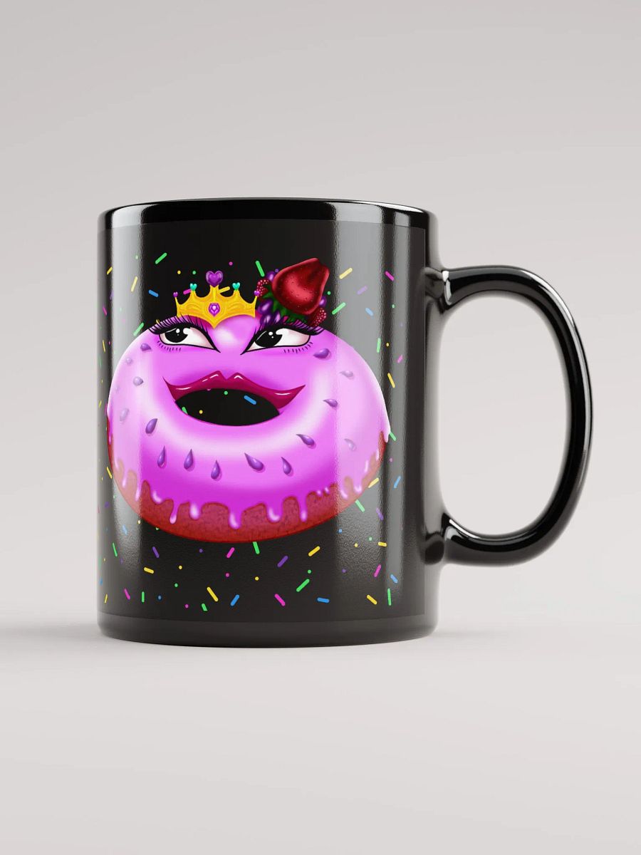 Queen of the Donuts Black Mug product image (1)