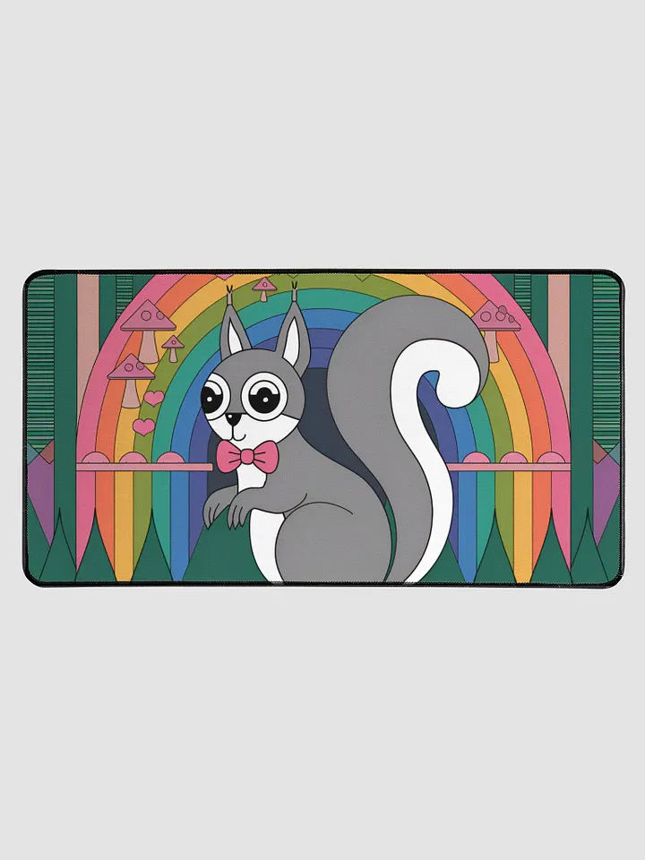 Desk Mat: Avant garde Pooky Bold, stylized and funky, retro and super colorful. psychedelic product image (1)
