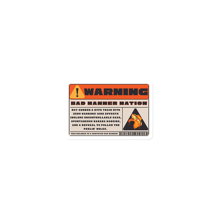 Bad Nanner Nation Magnet! product image (1)