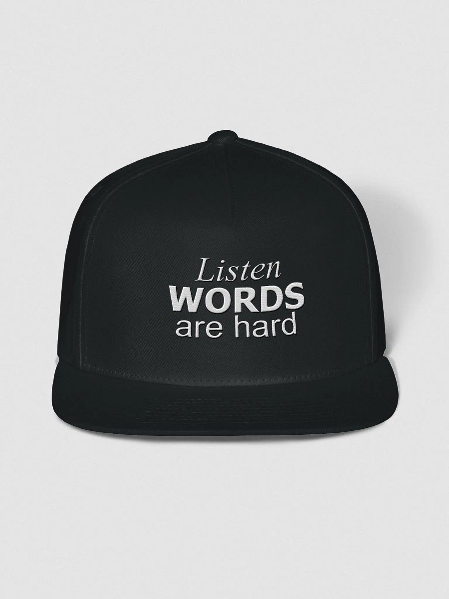 Words Are Hard Snapback product image (1)