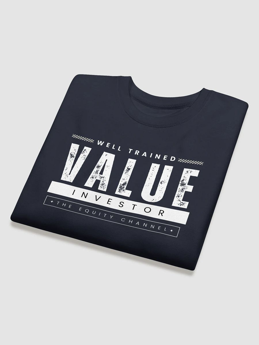 2v2 Value Investor Sweatshirt with All White Lettering product image (4)