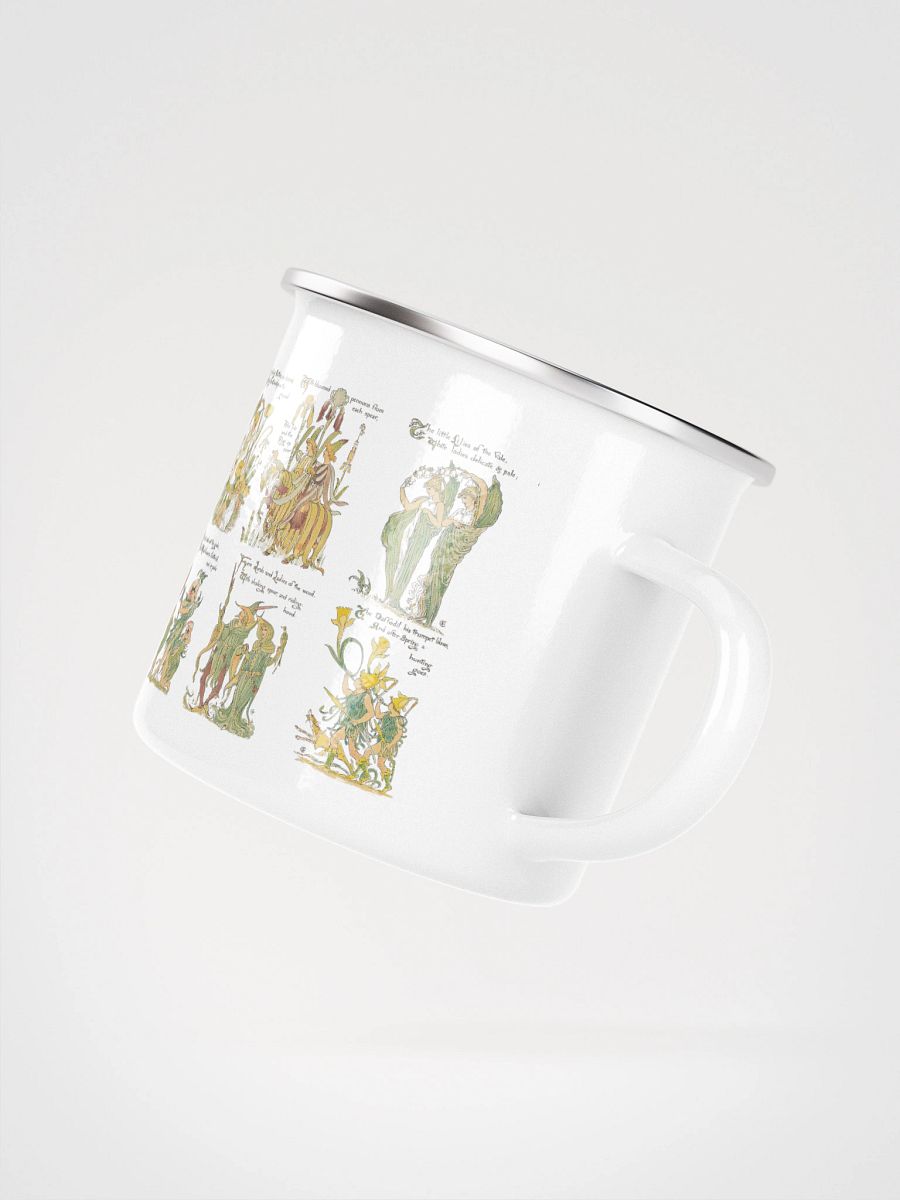 Flora’s Feast Enamel Mug – Vintage Botanical Art Reimagined by Dr. Mac Garden Style product image (3)