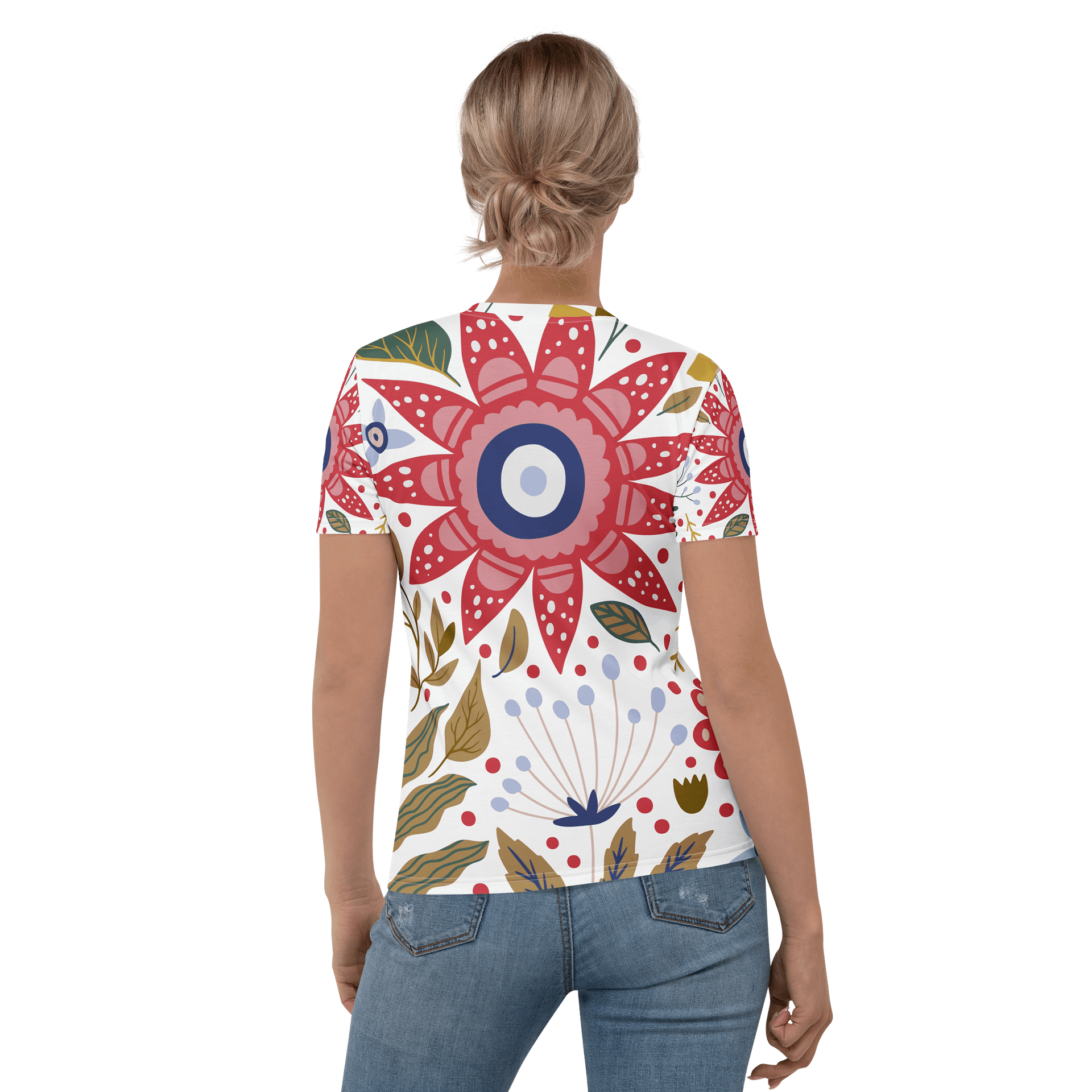 Vibrant Floral Fantasy Women's T-Shirt product image (1)