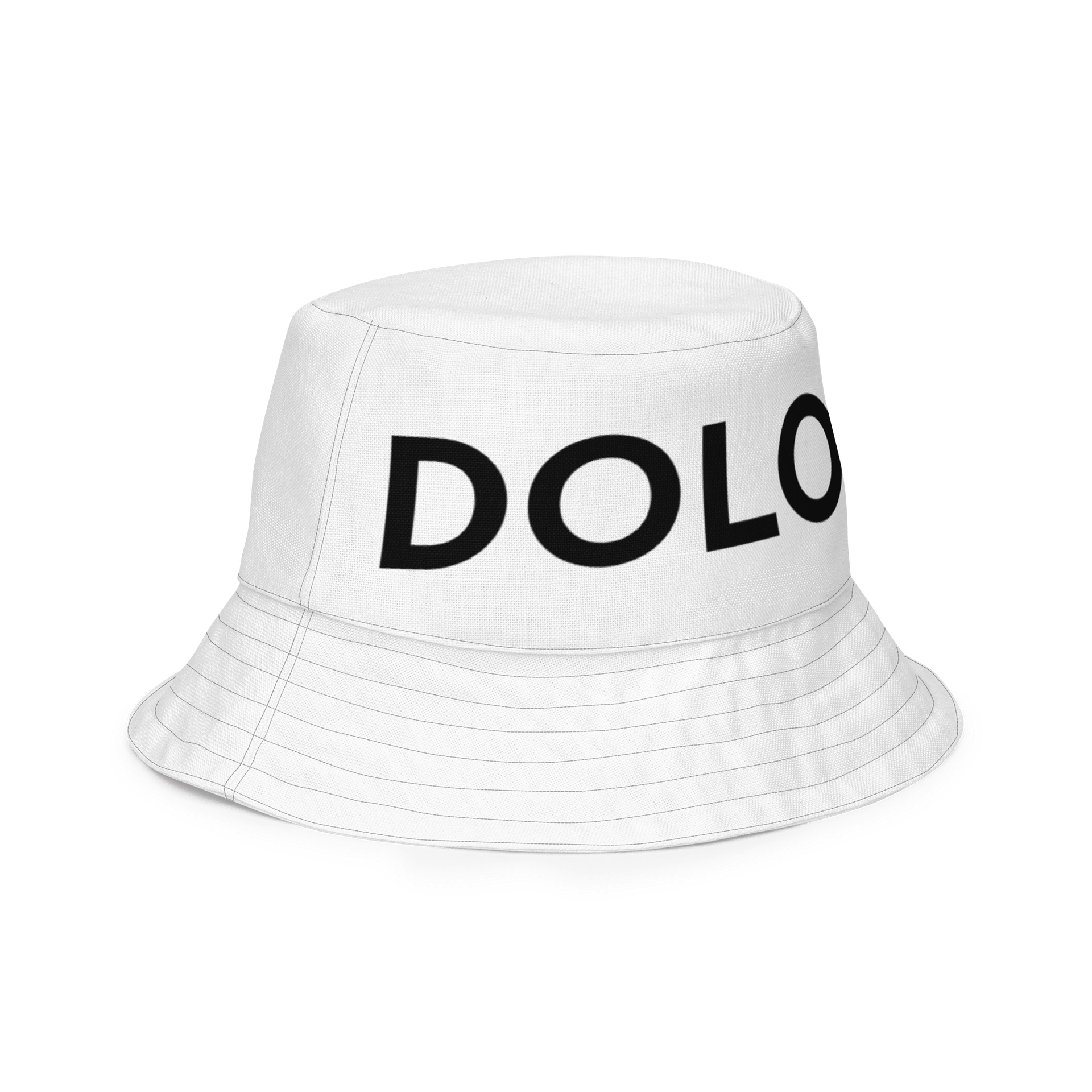 DOLO OUT/DOLO IN REVERSIBLE BUCKET HAT FOR CRAZY PEOPLE product image (3)
