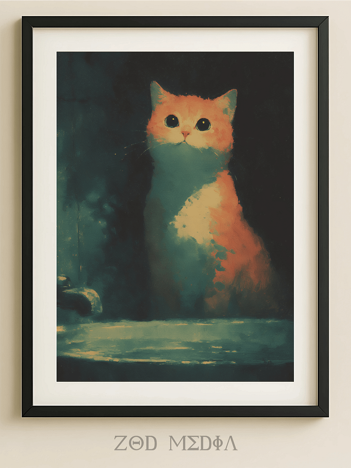 Ethereal Gaze - Nocturnal Whimsy Art product image (1)