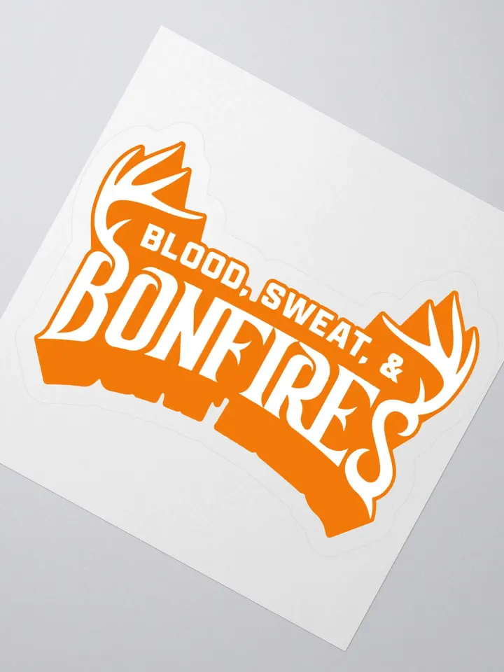 Antler Sticker - Orange product image (2)