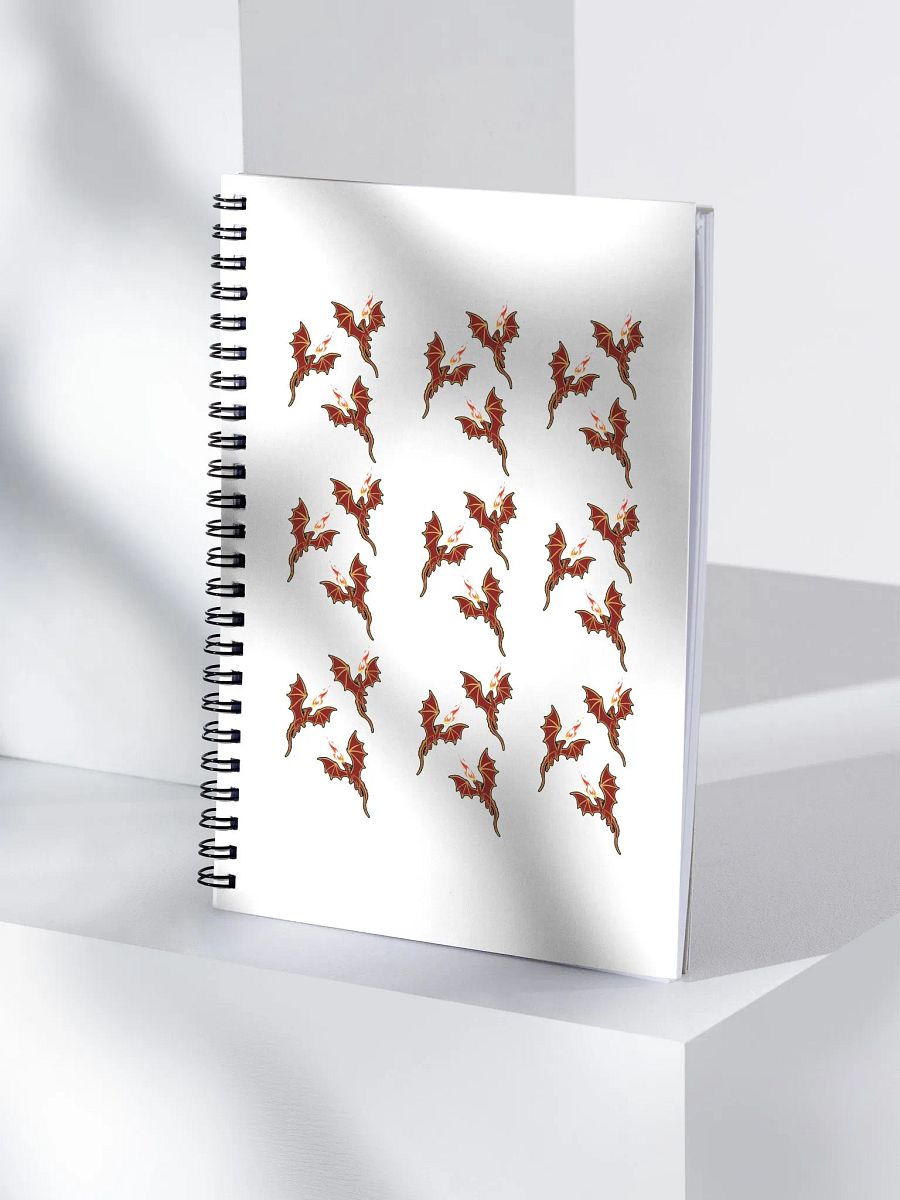 Dragon Flies - Artistic Graphical Pattern Design Spiral Notebook product image (4)