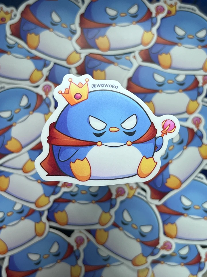 WoWoKo x Potato Fighters - King Pepe - Sticker product image (1)