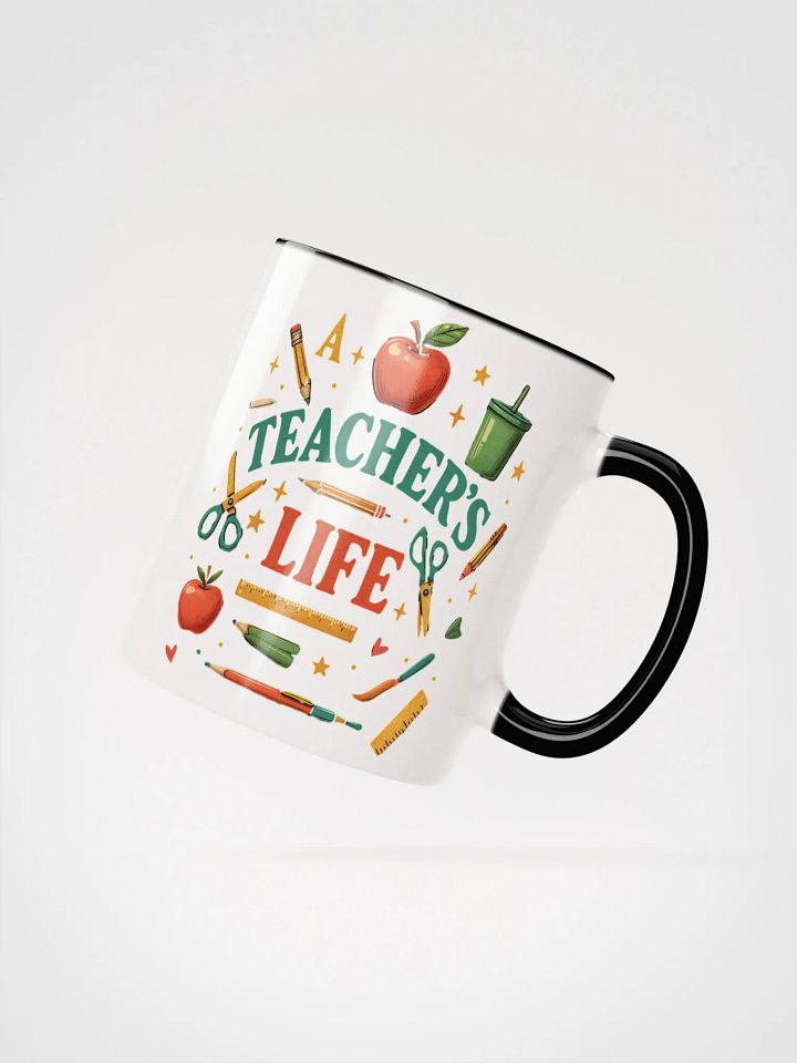 A Teacher’s Life Mug – Funny Vintage Mug for Educators product image (24)