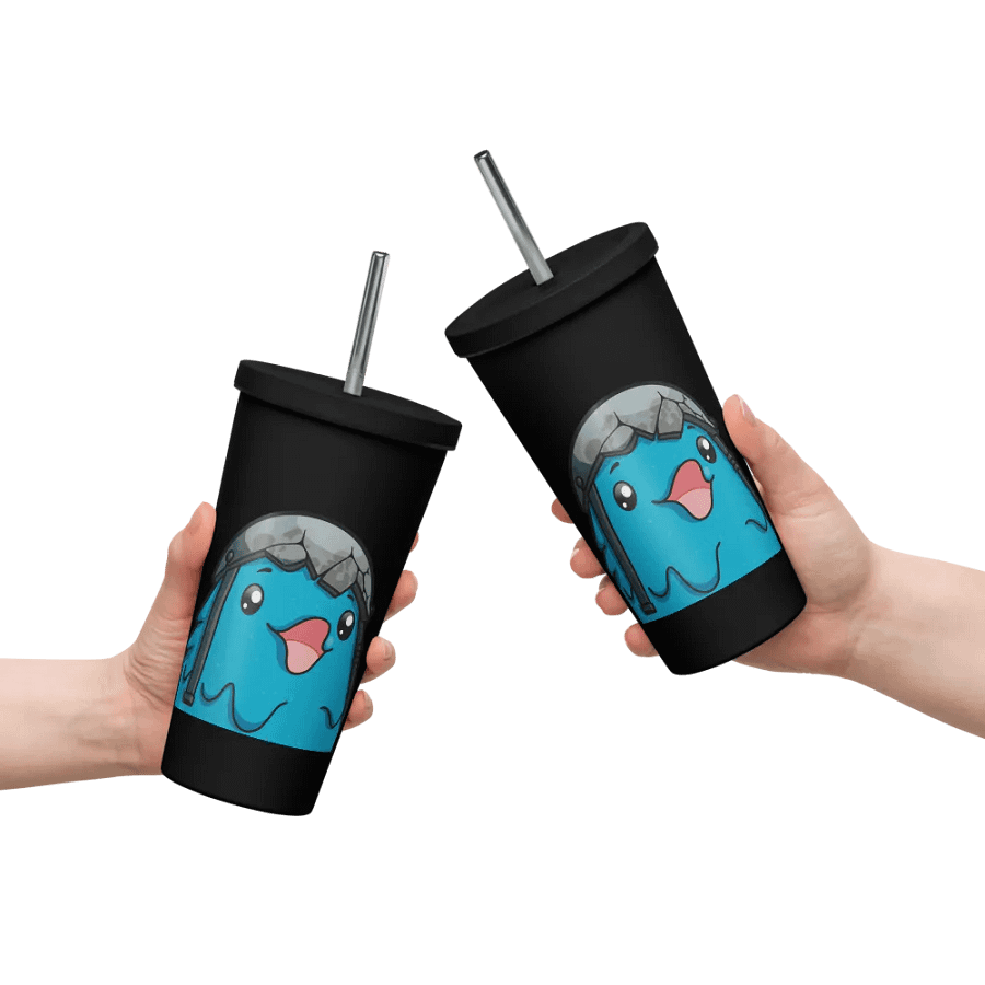 Battle Chicken Pog Tumbler with Straw product image (10)