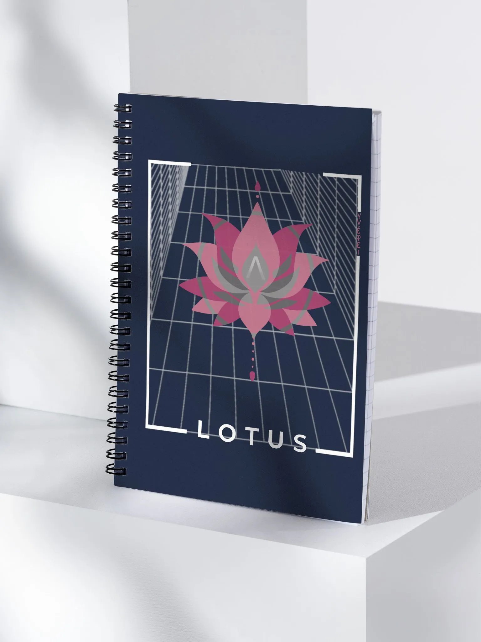 Lotus Vaporwave Notebook product image (4)
