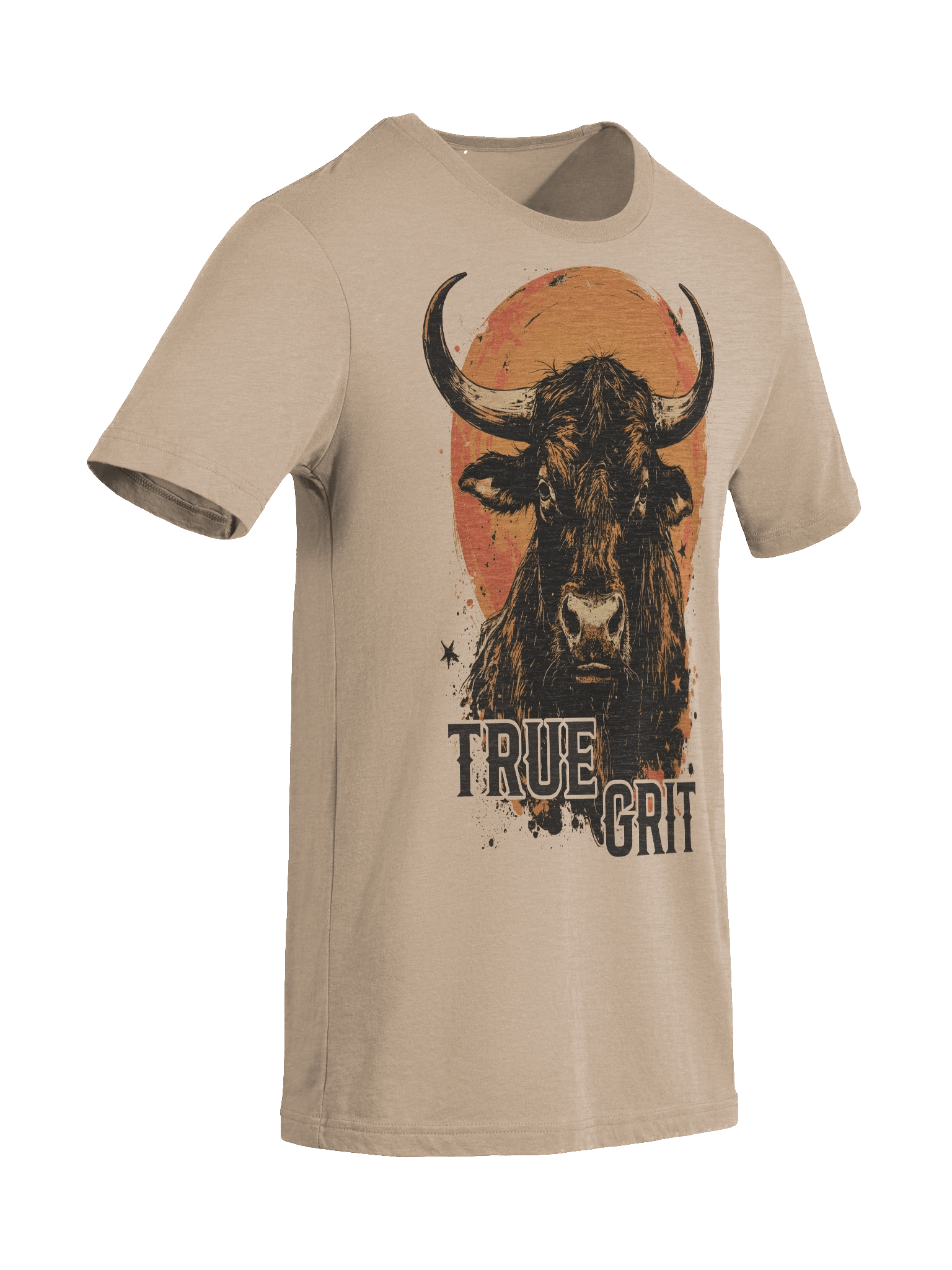 The "True Grit" Western Triblend T-shirt product image (5)