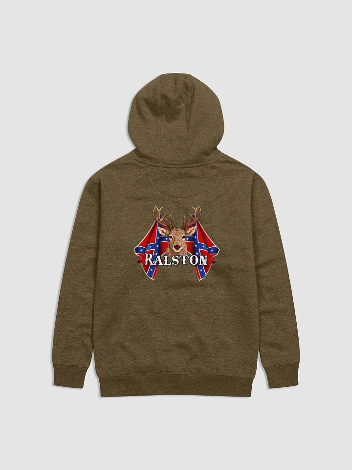 "Ralston" Last Name Rebel Redneck Deer - Adult Hoodie product image (2)
