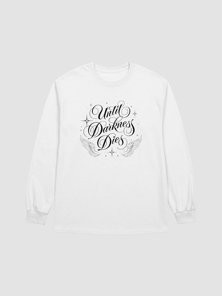 Until Darkness Dies (wings design) Cotton Long Sleeve T-Shirt product image (1)