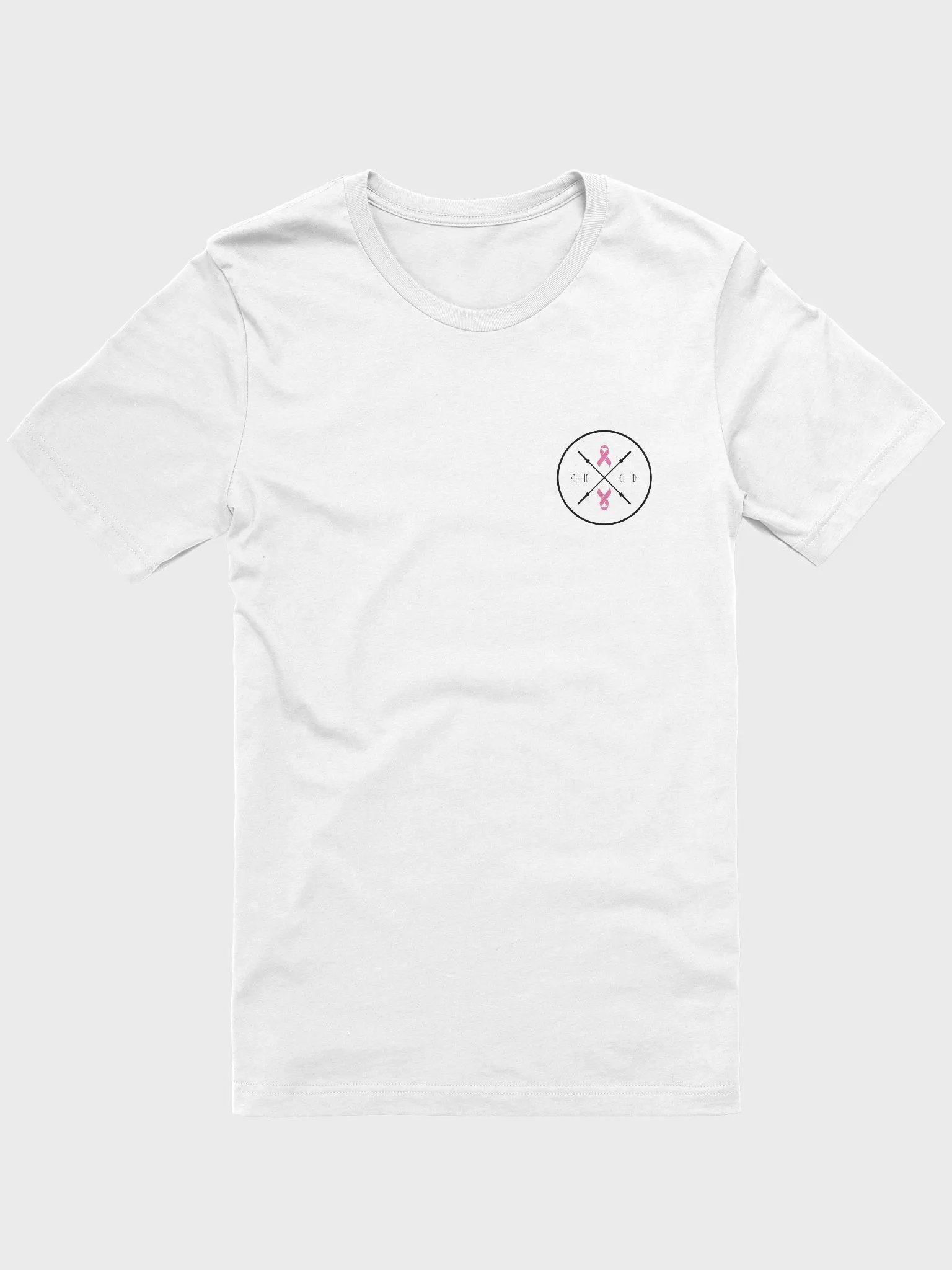Women's Barbells & Boobies Breast Cancer Awareness Tee product image (1)