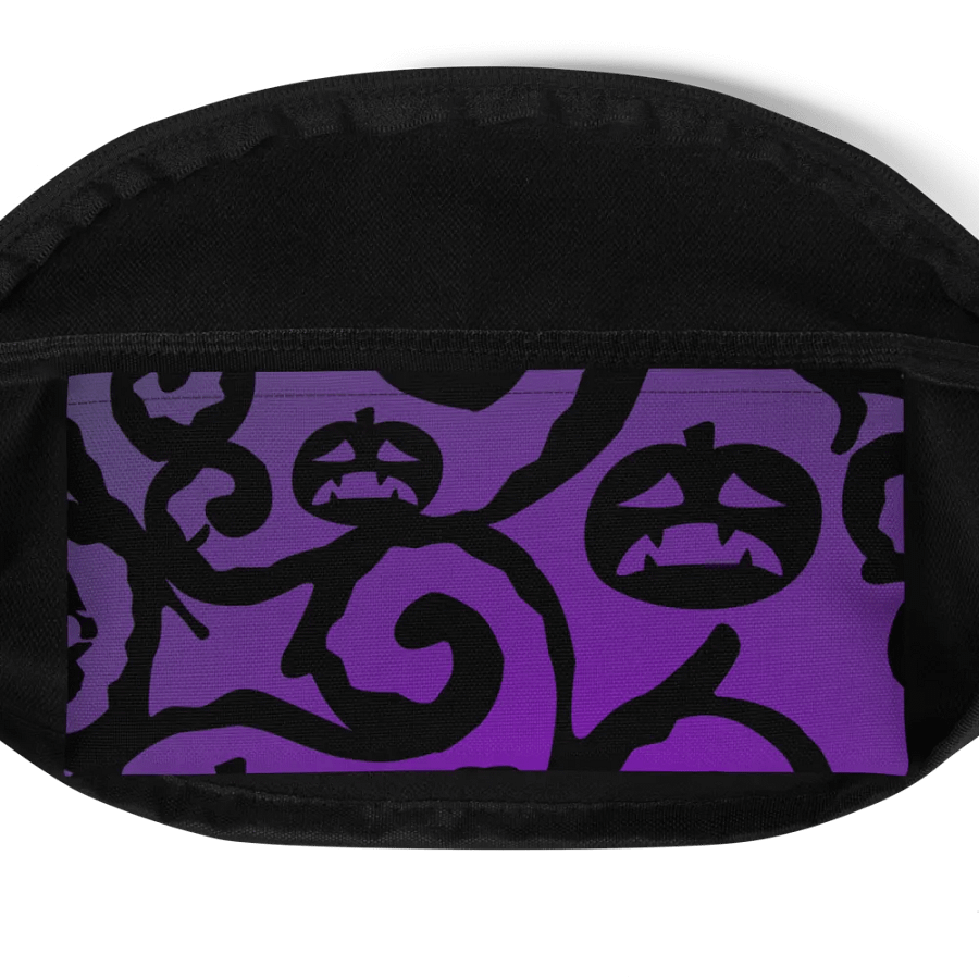 Green & Purple Scary Pumpkins Skull Fanny Pack product image (7)