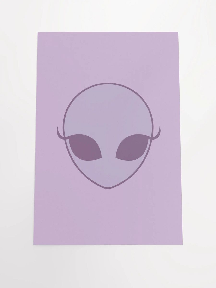 Purple Alien Poster product image (1)