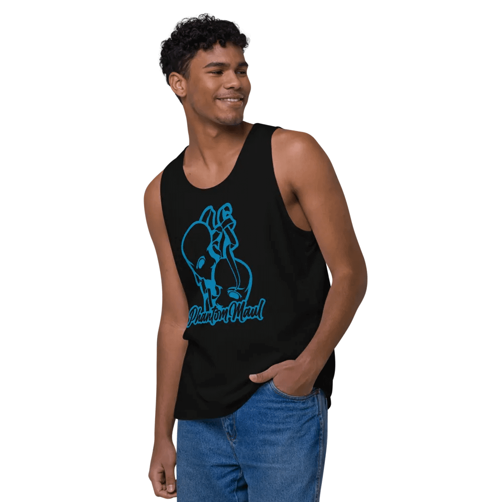 Bright Blue Logo Tank Top product image (8)