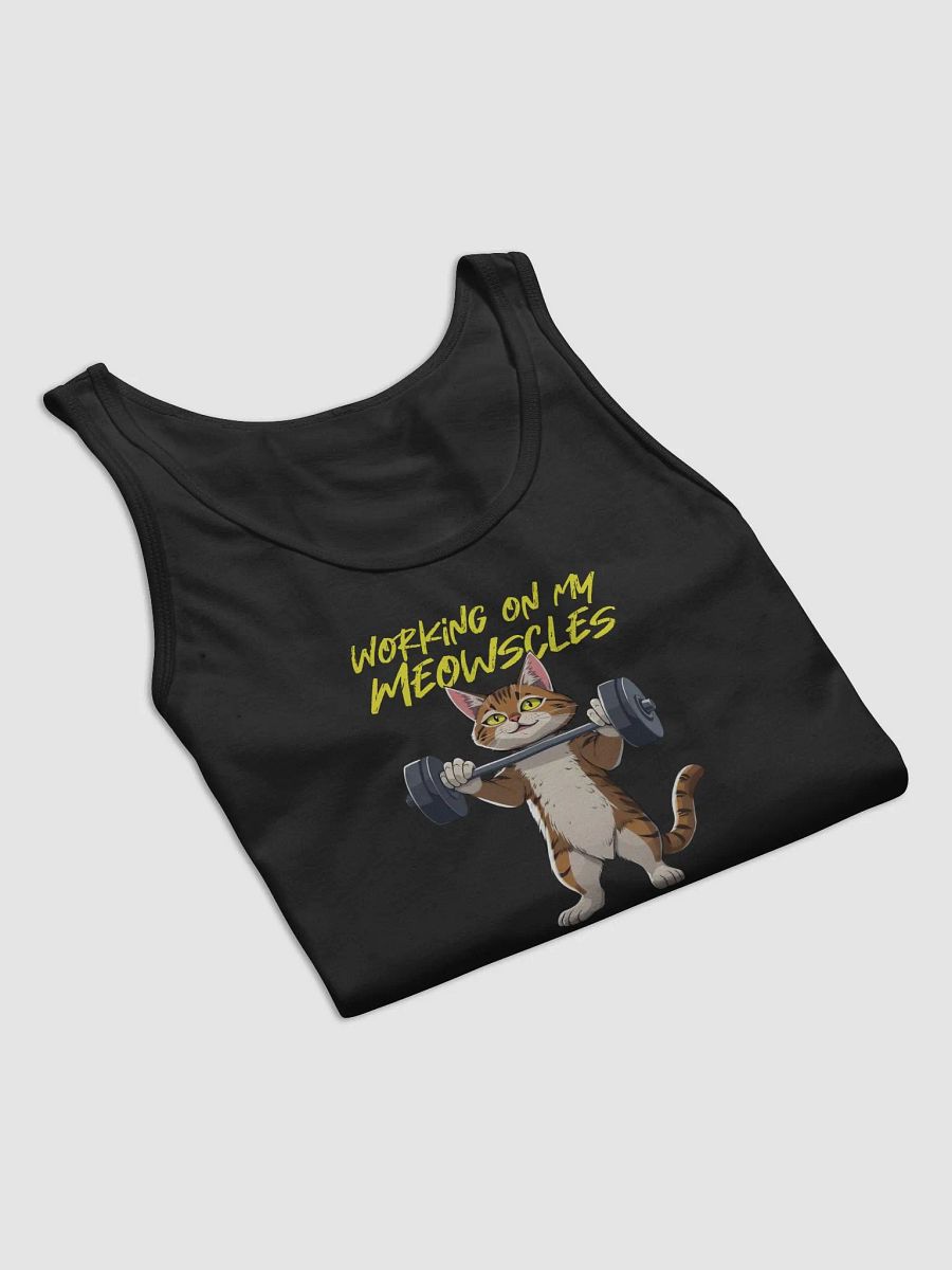 working on my meowscles tank top product image (8)