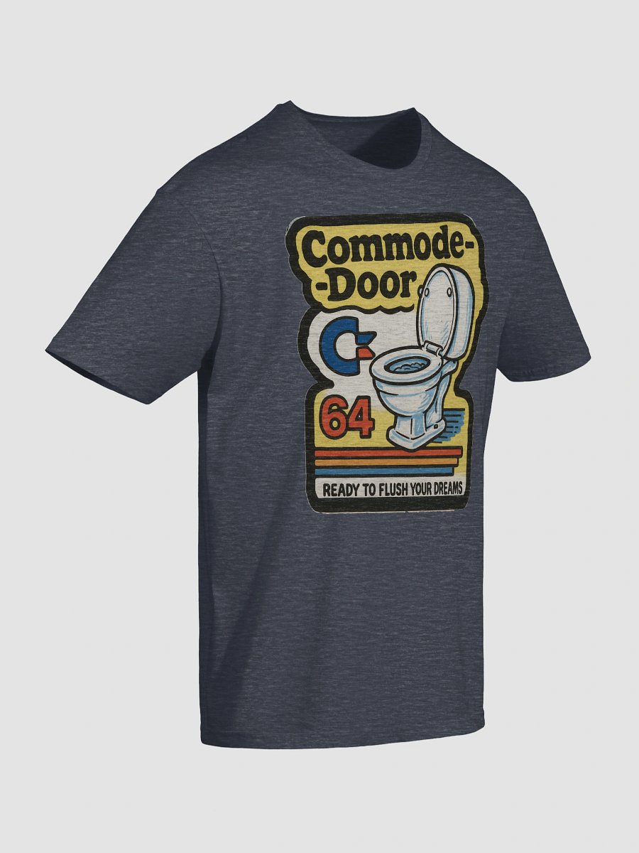 Commode-door 64 (Commodore 64 Parody) T-Shirt product image (16)