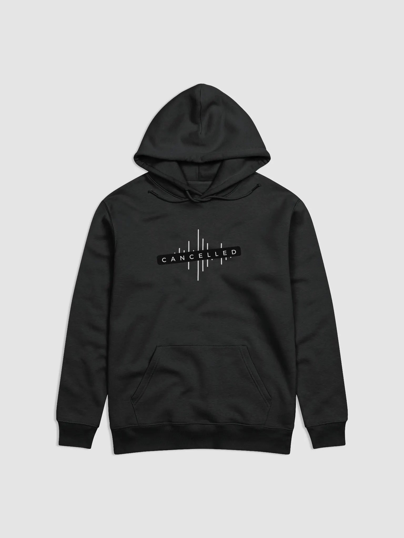 Noise Cancelled with two Ls - Eco Hoodie (black) product image (1)