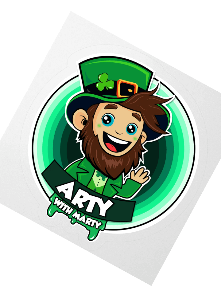 Arty With Marty Slap Sticker product image (6)