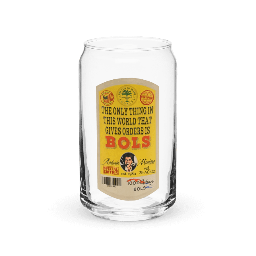 Antonio Montana's BOLS Gin Can-Shaped Glass product image (1)