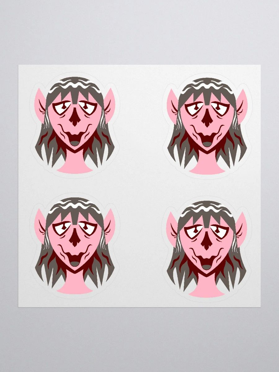 Pink Orc Girl Stickers product image (1)