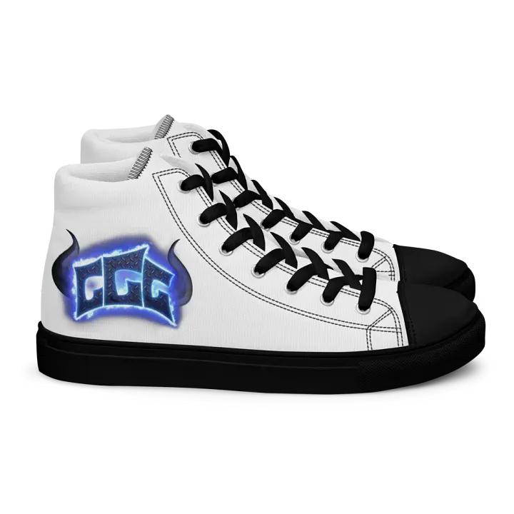 GGG Fire Logo High Top Canvas Shoes product image (2)