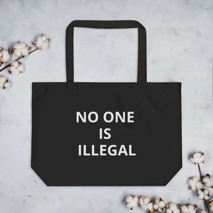 PRIS- NO ONE IS ILLEGAL-Econscious Organic Cotton Tote product image (8)